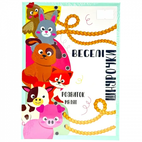 Гра наст. Веселі шнурочки тварини укр. 30522 розпрод.