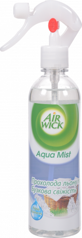 Освіж. повітря Airwick 345 мл спрей AguaMist прохолода льону, бузкова свіжість