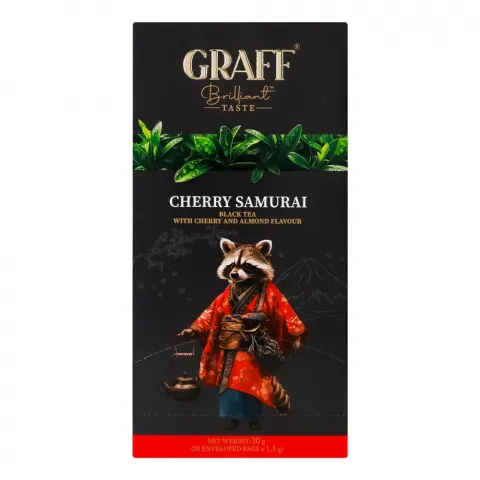 Чай Graff 20 шт. чорн. Вишневий Самурай