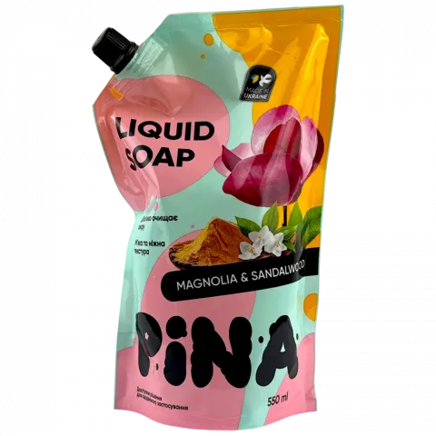 Мило рідке Pina 550 мл д/пак. Magnolia and sandalwood