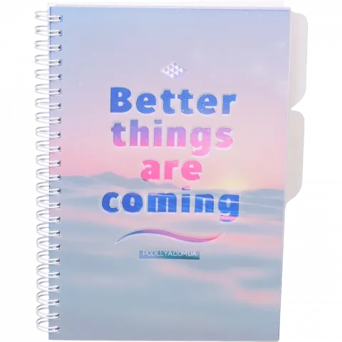 Блокнот А5 пластик, 108 арк. ТМ Поділля