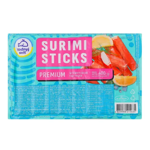 Продукт із сурімі Водний світ 400 г з дод. яєчного білка