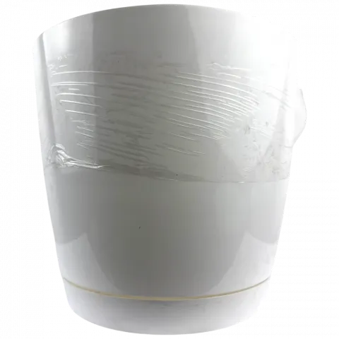 Горщик д/квітів PP Coubi RoundP 28 см білий DUOP280-S449 И821 (Польща)