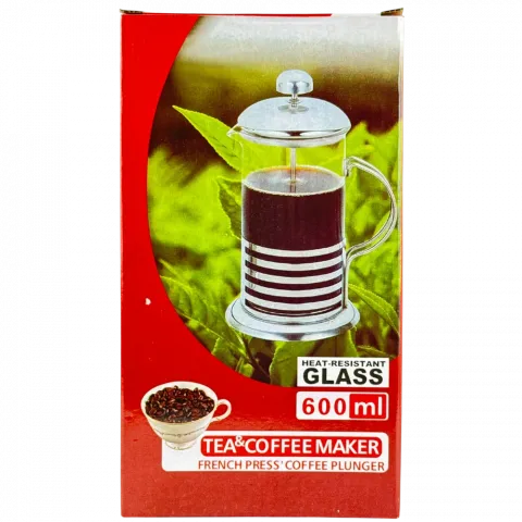 Френч-прес 600 мл скло 16931 CES-F600 И