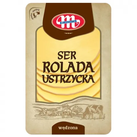 Сир Mlekovita 150г копчений Rolada Ustrzycka (Польща)