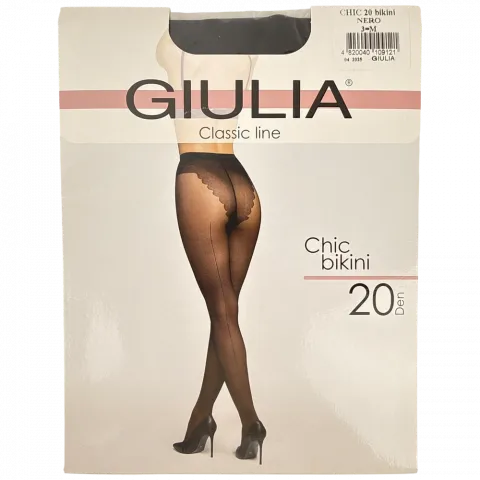 Колготи жін. Giulia Chic 20 Bikini Nero 3
