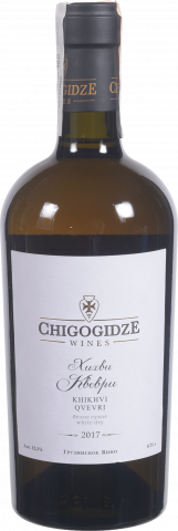 Вино Chigogidze Хіхві Квеврі біле сухе 0,75 л 12,5 (Грузія)
