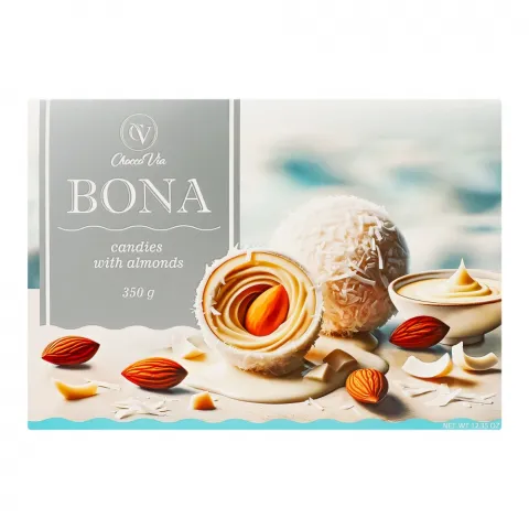 Цукерки ChoccoVia 350 г Bona з мигдалем
