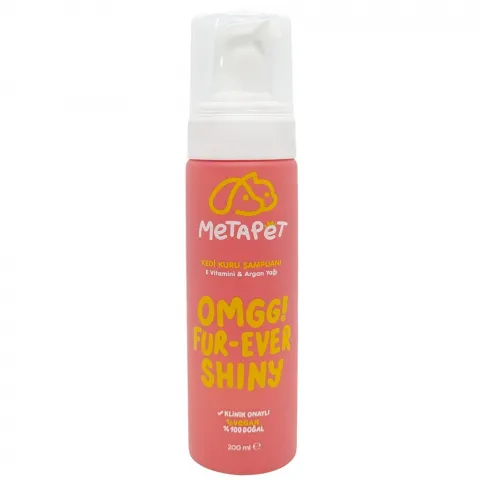 Шампунь д/котів Metapet 200 мл OMGG! Fur-ever Shiny пінний(Туреччина)