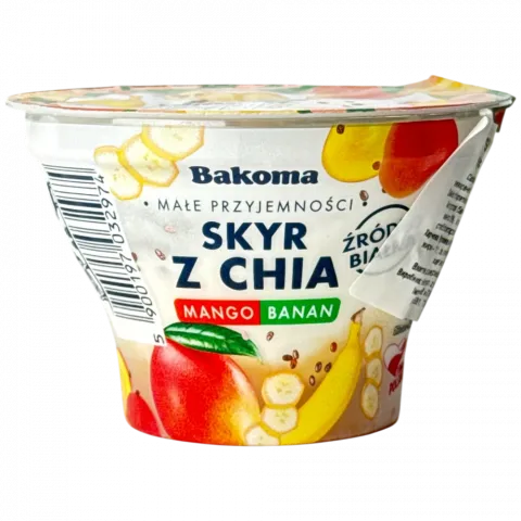 Йогурт SKYR 150г Чіа, манго, банан (Польща)