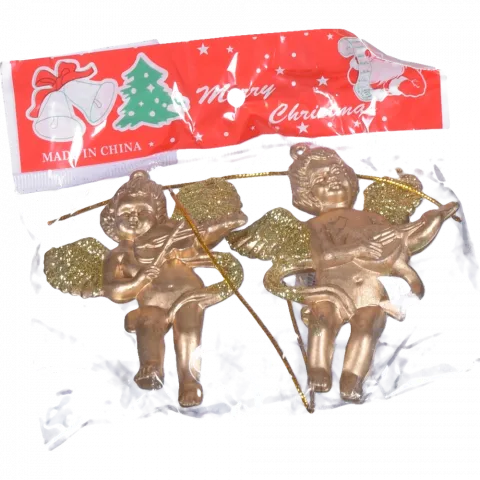 Набір Янголів 2 шт. A-1467 золоті (9112) И326