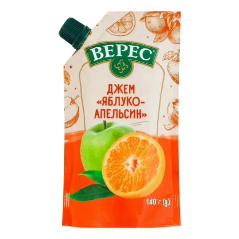 Джем Верес 140 г д/пак Яблуко-Апельсин