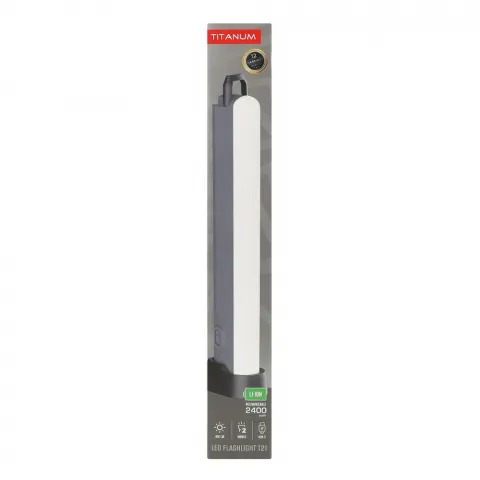 Ліхтарик Titanum світлодіодний акум. TLF-T21 450Lm gray