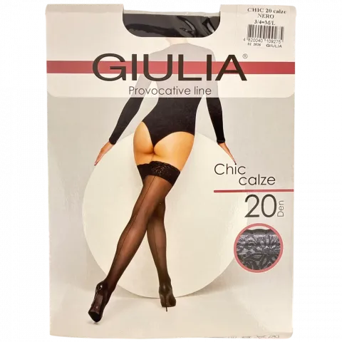 Панчохи жін. Giulia Chic 20 calze Nero 3/4
