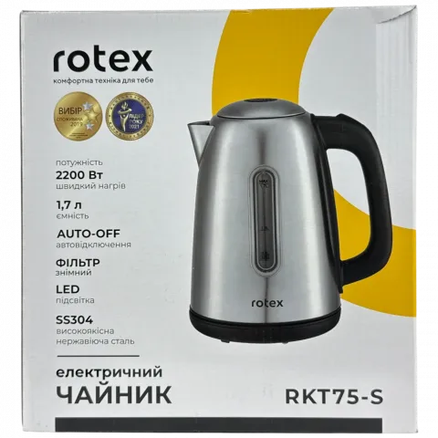 Електрочайник Rotex RKT75-S