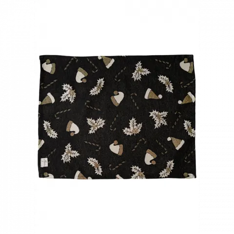 Серветка Прованс 35х45 см Шапочки на чорному