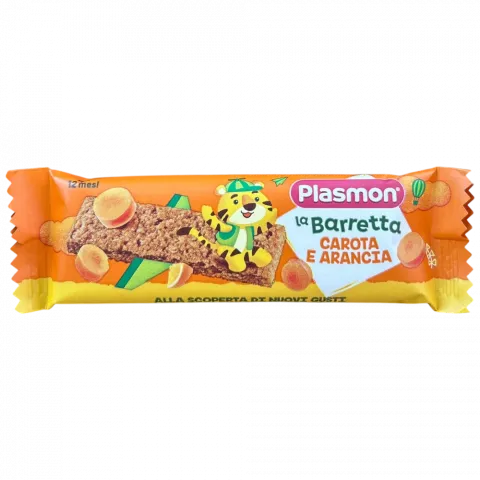 Батончик Plasmon 20 г з моркви та апельсину
