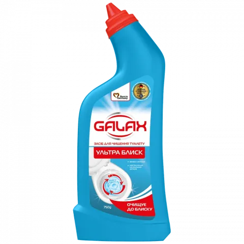 Засіб Galax 750 г das Power Clean д/чищення унітазу Ультра блиск