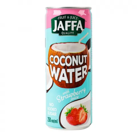 Кокосова вода Джаффа 250 мл з соком полуниці