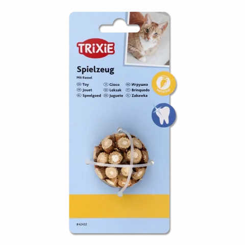 Іграшка д/котів Trixie Куля 4 см з мататабі
