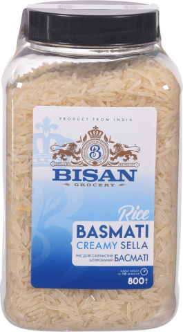 Рис Bisan 800 г Басматі Creamy Sella