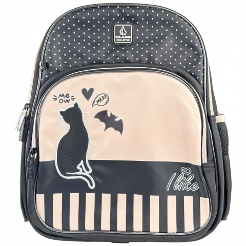 Рюкзак SchoolPack 2 відділення, 38х28х17см Black Cat