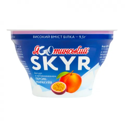 Йогурт Яготинський Skyr 1,8 140 г персик маракуйя