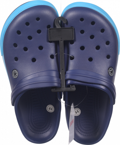 Взуття літнє Luofu чол. (сабо) F2133-13 темно-синє (блакитна полоска) И464