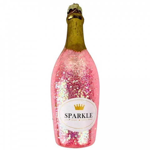 Прикраса Пляшка скло 42х42х140мм TP1000130 И554 (КІН)