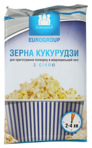 Мікропопкорн Еврогруп 90 г з сіллю