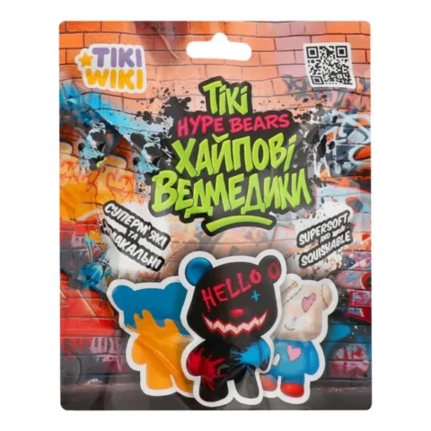 Іграшка-Стретч Tiki Wiki Хайпові Ведмедики SQ027