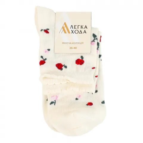 Шкарпетки жін. Легка Хода 5664 23-25 молоко