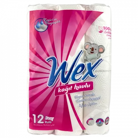 Рушник паперовий Wex 12 рул. 2 шари И153 (Туреччина)