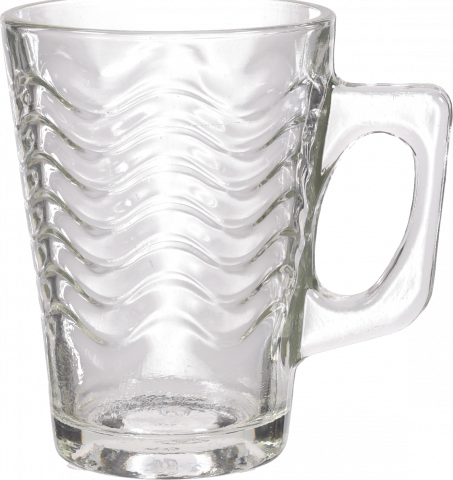 Чашка скляна Kendil Glass Хвилі 185 мл