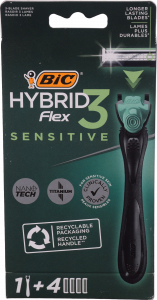 Станок д/гоління BIC Flex 3 Hybrid Sensitive 4 шт.