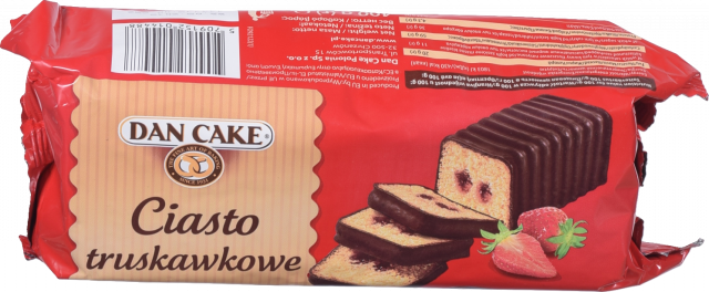 Кекс Dan Cake 400 г Полуничний (Польща)