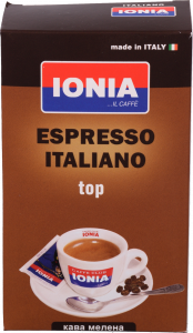 Кава Іонія 250 г мел. Espresso Italiano TOP