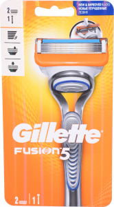 Станок д/гоління Gillette 2 картр. Fusion