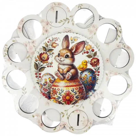 Набір пасхальний Підставка д/паски та крашенок 27х27 см в асорт.