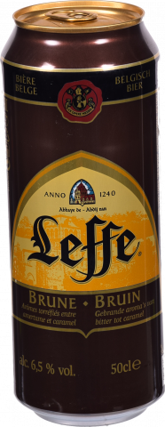 Пиво Leffe Brune 0,5 л жб