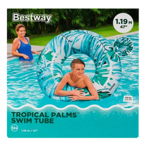 Бествей 36237 Круг д/плавання 119см Tropical Palms