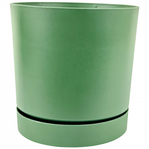 Горщик д/квітів PP Tubo 13 см зелений DPOP130-2411U И729 (Польща)