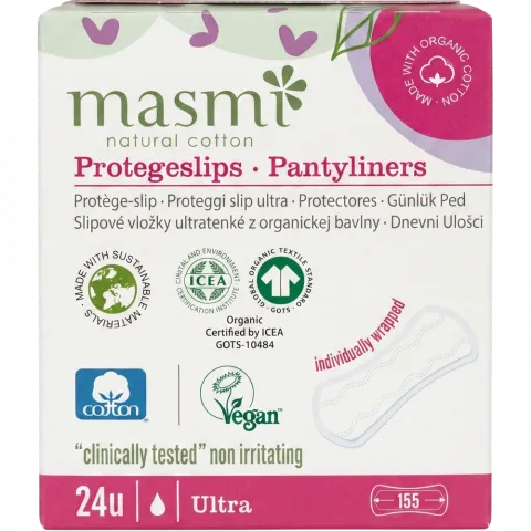 Прокладки щоден. Masmi 24 шт. органічні в індив. упак.