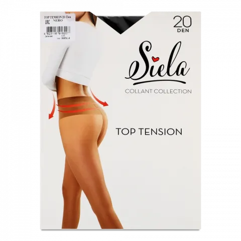 Колготи жін.SIELA TOP TENSION 20 nero-3