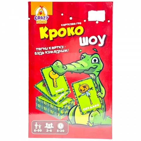 Гра настільна Vladi Toys розважальна Крокошоу VT8077-02