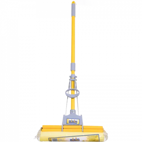 Швабра-губка телескопічна модель KD-8001-33 жовта И829