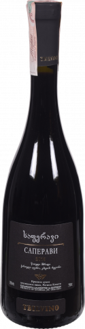 Вино Тбілвіно Сапераві 0,75 л сух. червон.