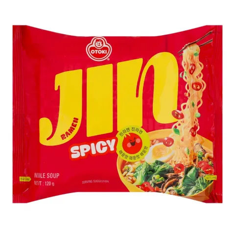 Локшина рамен Jin Ramen Ottogi гостра 120 г И913