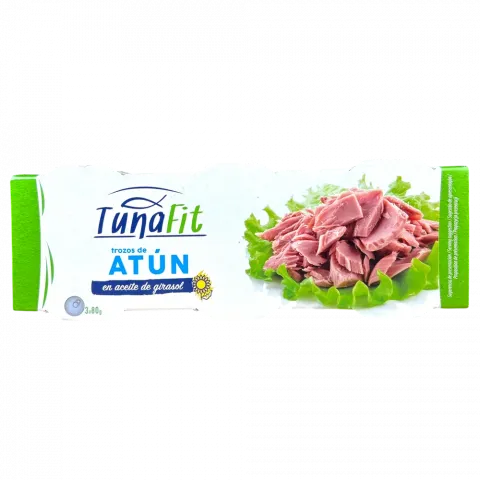 Тунець DUNIA 3х80г в/о шматочками И438 (Туреччина)