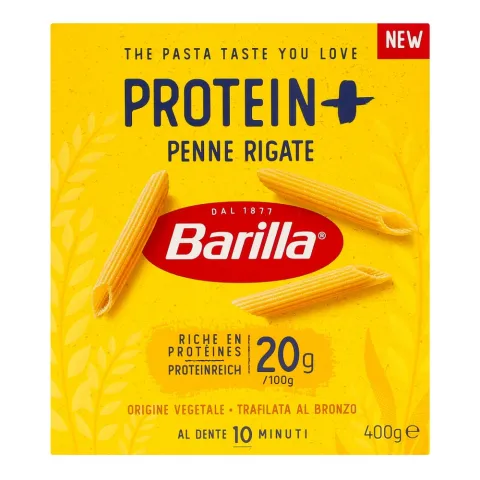 Макарони Barilla 400 г Пенне Рігате Protein Plus